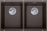 картинка Кухонная мойка Blanco Subline 350/350-U цвет кофе арт. 523583 от магазина Мойки онлайн
