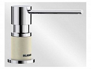 картинка LATO хром/ мягкий белый дозатор от магазина Мойки онлайн