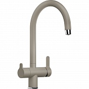 картинка Смеситель BLANCO TRIMA ( с подключением фильтра) цвет серый беж. арт. 526270 от магазина Мойки онлайн