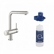 картинка GROHE Blue Pure Minta 31721DC0+сменный фильтр600л40404001+ переходник64508001 (119707) от магазина Мойки онлайн
