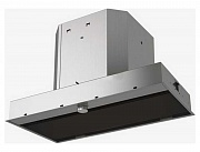 картинка FMY 608 BI BK 110.0456.723 нержавеющая сталь/черное стекло вытяжка от магазина Мойки онлайн