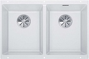 картинка Кухонная мойка Blanco Subline 350/350-U цвет белый арт. 523578 от магазина Мойки онлайн