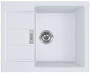 картинка Кухонная мойка S2D 611-62/500 белый  от магазина Мойки онлайн