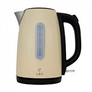 картинка LX 30017-3 чайник электрический бежевый от магазина Мойки онлайн