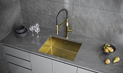 картинка Мойка для кухни Kuchenstern KRAFT 60 AISI 304/R10 золото 502GL50 от магазина Мойки онлайн