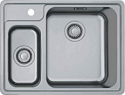 картинка Кухонная мойка BCX 260 TL нерж. сталь пол. от магазина Мойки онлайн