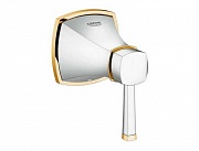 картинка Grandera накладная панель скрытой вентильной головки хром / золото (19944Ig0) от магазина Мойки онлайн