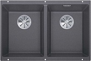 картинка Кухонная мойка Blanco Subline 350/350-U цвет тёмная скала арт. 523575 от магазина Мойки онлайн