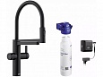 картинка Смеситель Blanco EVOL-S Pro FILTER цвет черный матовый (с подключением фильтра) арт. 526636 от магазина Мойки онлайн