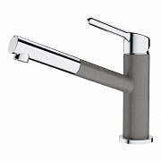 картинка ORBIT серый выдвижная лейка смеситель от магазина Мойки онлайн