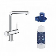 картинка GROHE Blue Pure BauCurve31723000+сменный фильтр600л40404001+ переходник65508001 (119709) от магазина Мойки онлайн