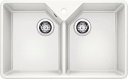 картинка VILLAE Double керамика глянцевый белый мойка от магазина Мойки онлайн