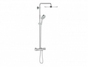 картинка Rainshower System душевая система с термостатом для настенного монтажа хром (27968000) от магазина Мойки онлайн