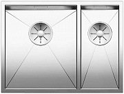 картинка ZEROX 340/180-U InFino нержавеющая сталь зеркальная полировка левая мойка от магазина Мойки онлайн