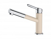 картинка ORBIT бежевый выдвижная лейка смеситель от магазина Мойки онлайн