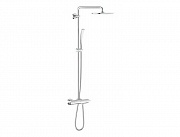 картинка Rainshower System душевая система с термостатом для настенного монтажа хром (27472000) от магазина Мойки онлайн