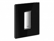 картинка Skate Cosmopolitan Glass накладная панель хром / черный бархат (38846Ks0) от магазина Мойки онлайн