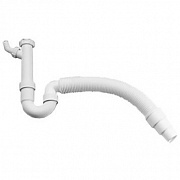 картинка Сифон 1 1/2" с гофрированной трубкой выход на 40 и 50 мм от магазина Мойки онлайн