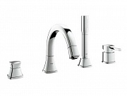 картинка Grandera термостат для ванны на 4 отверстия хром (19936000) от магазина Мойки онлайн