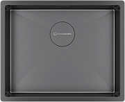 картинка Мойка для кухни Kuchenstern KRAFT 60 AISI 304/R10 вороненая сталь 502GM50 от магазина Мойки онлайн