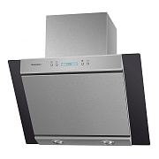 картинка GLORIA 60 нержавеющая сталь/черное стекло вытяжка от магазина Мойки онлайн