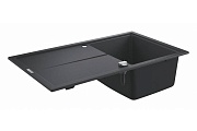 картинка Кухонная мойка K400 50-C 86/50 1.0 черный гранит композит 31640AP0 от магазина Мойки онлайн