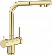 картинка Смеситель Blanco FONTAS-S II цвет сатин золото арт. 526694 от магазина Мойки онлайн