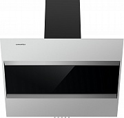 картинка BRIDGE 50 нержавеющая сталь\черное стекло вытяжка от магазина Мойки онлайн