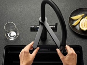 картинка Смеситель Blanco EVOL-S Pro FILTER цвет черный матовый (с подключением фильтра) арт. 526636 от магазина Мойки онлайн
