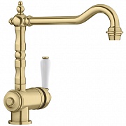 картинка Смеситель BLANCO TRADON цвет сатин золото арт. 526688 от магазина Мойки онлайн
