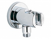 картинка Relexa Neutral подключение для душевого шланга с держателем хром (28679000) от магазина Мойки онлайн